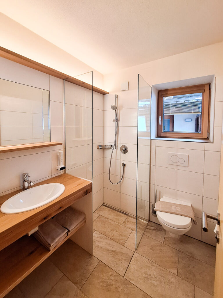 Badezimmer im Alpin Chalet