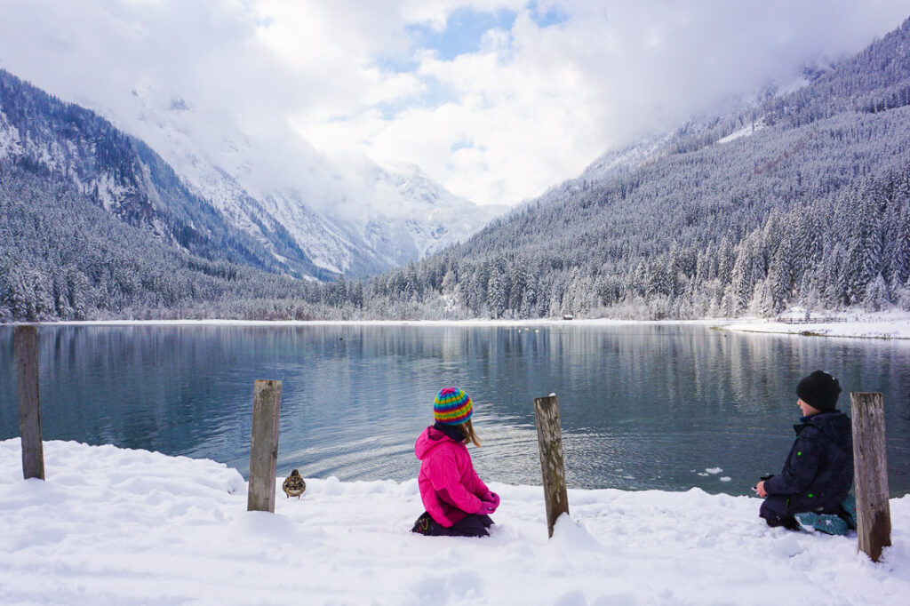 Winterwanderung Jägersee mit Kindern