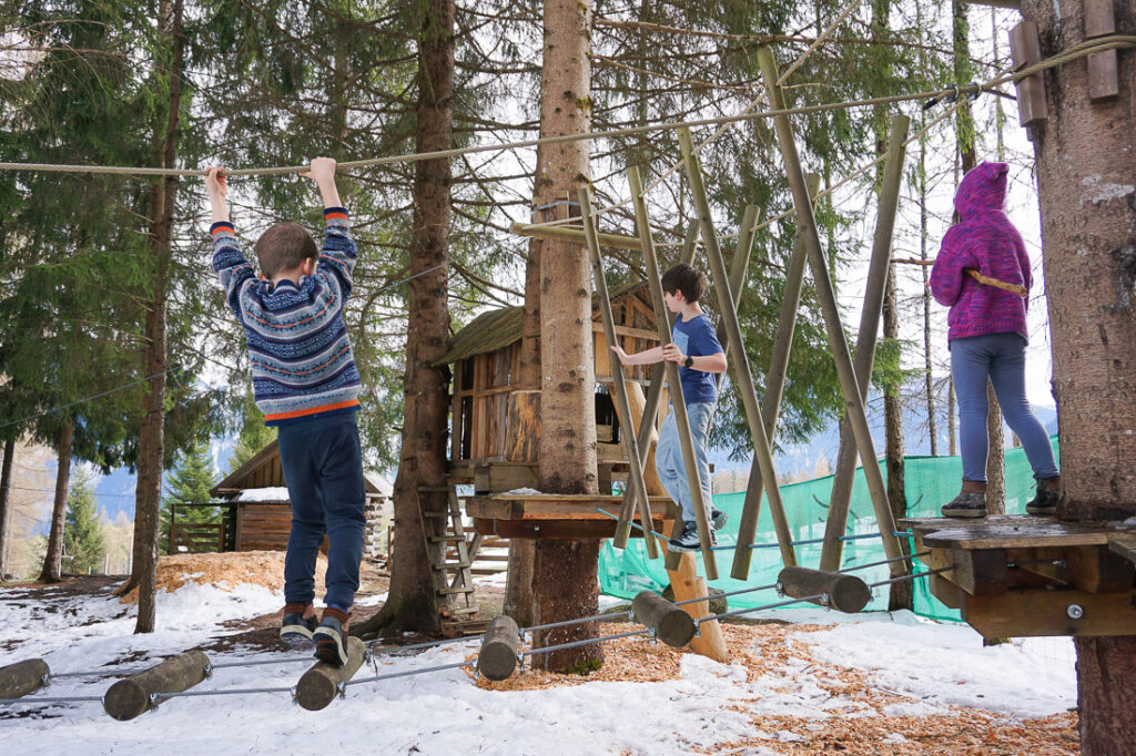 Waldspielplatz Larchplatzl vom Hotel Stern 