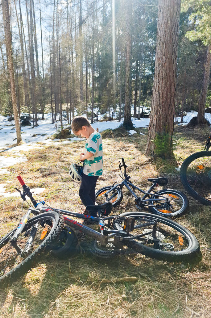 Radtour Mieminger Plateau mit Kindern