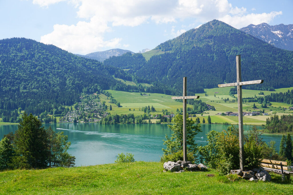 Walchsee Aussichtspunkt Vier Elemente Weg