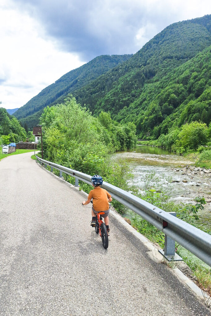 Ybbstalradweg mit Kindern