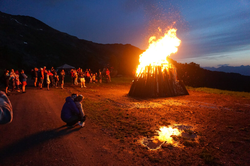Sonnwendfeuer Glungezer