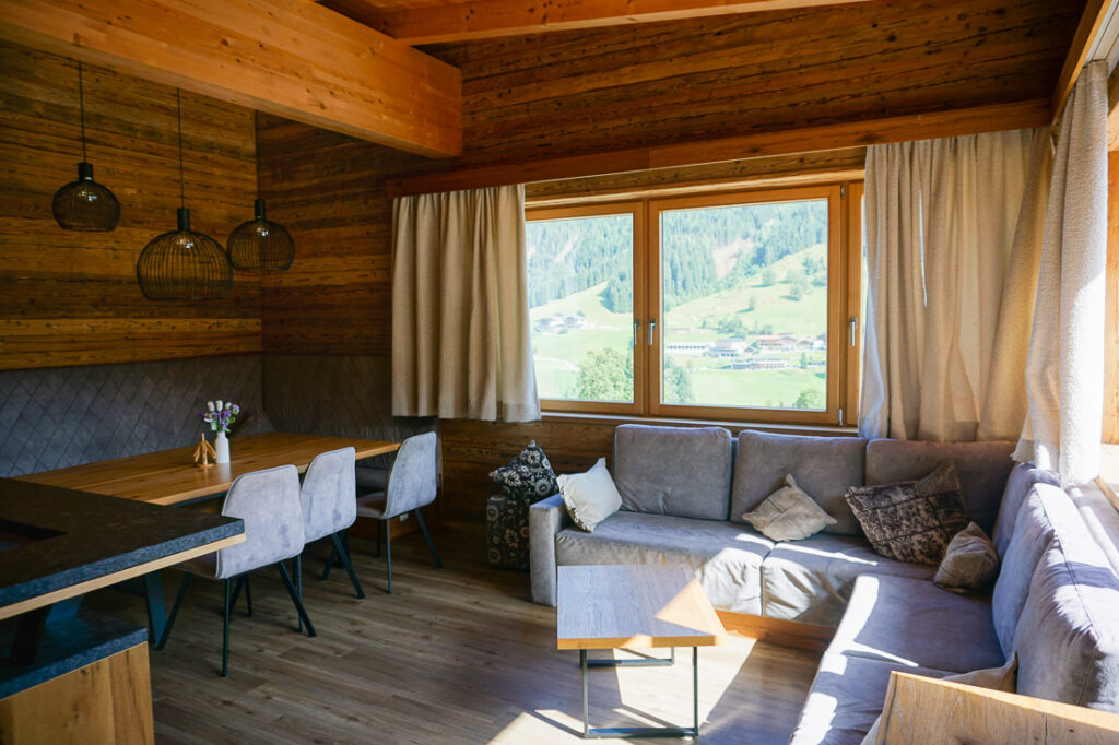 Bachgut Chalet Wohnküche