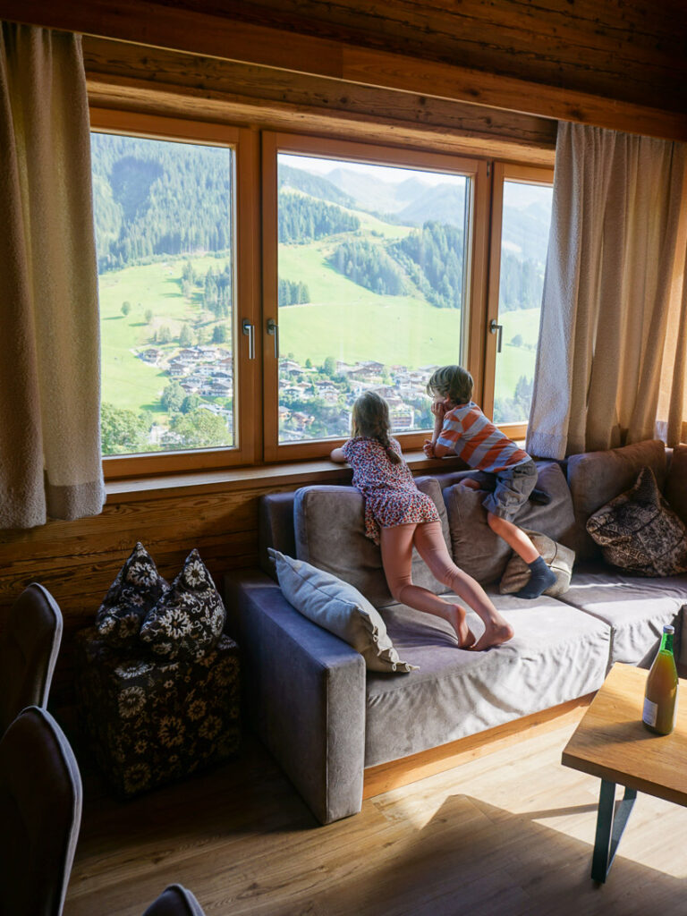 Chalet in Saalbach Hinterglemm: Bachgut mit Kindern
