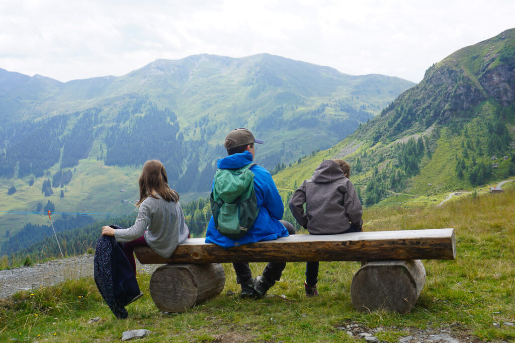 Saalbach Hinterglemm wandern mit Kindern