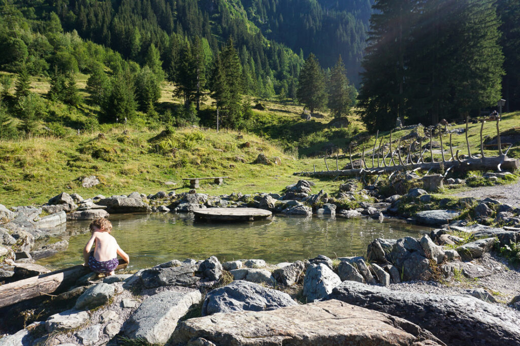Talschluss Teufelswasser Wasserspielplatz
