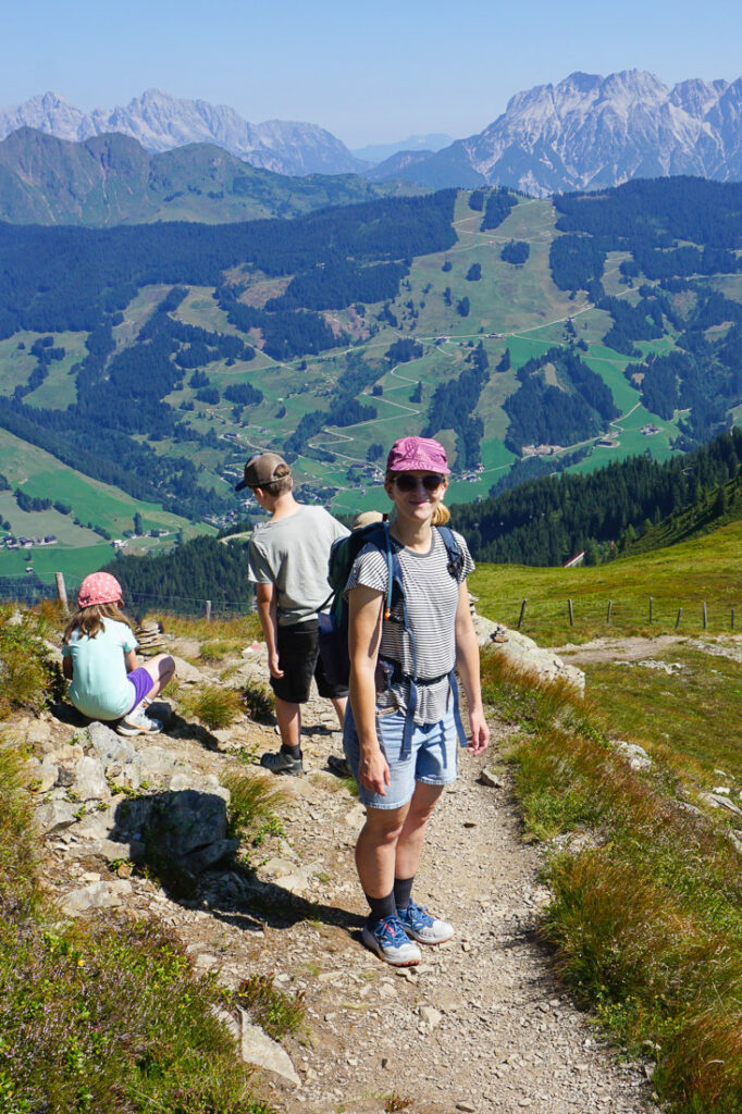 Schattberg wandern mit Kindern in Saalbach