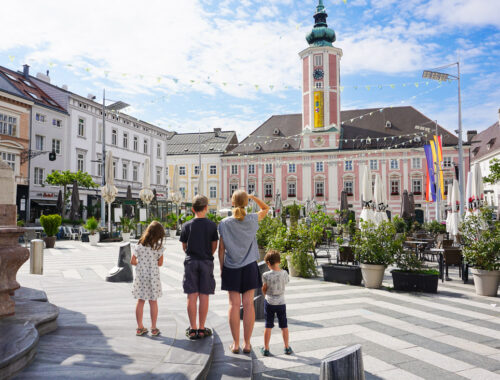 St Pölten mit Kindern