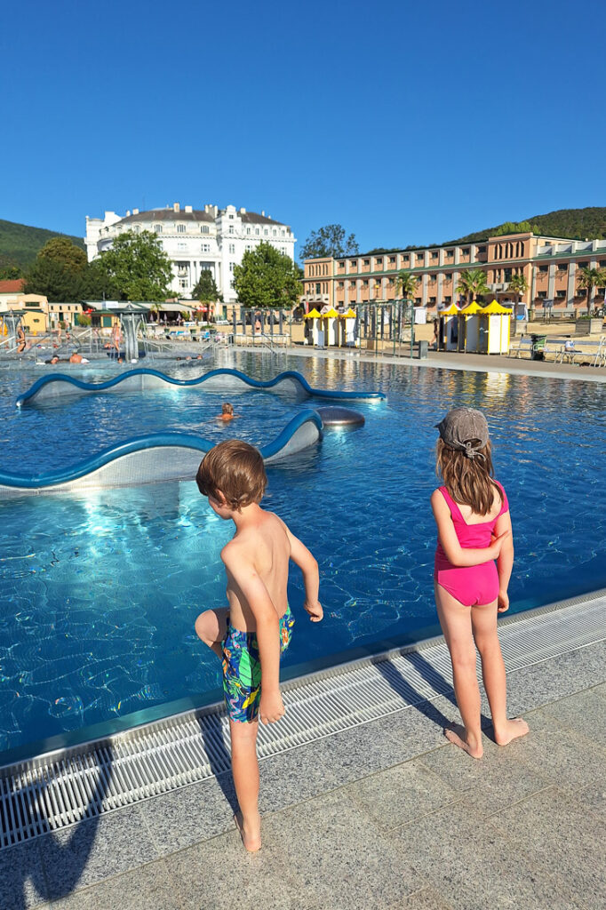 Strandbad Baden mit Kindern